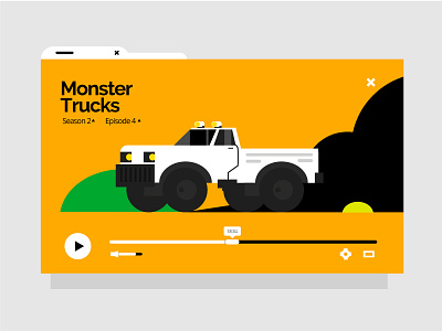 Truck illustration truck ui