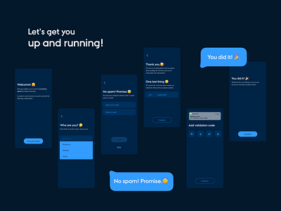 User onboarding flow appdesign branding design flat sketch tone of voice uidesign user userflow userfriendly ux design