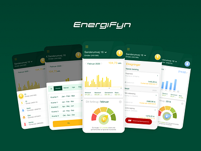 Energy consumption app app appdesign datavisualization energy ui ux
