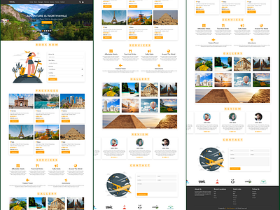 Travel Website Design