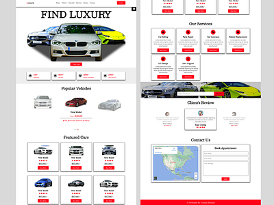 Luxury Cars Website