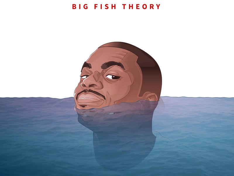 Vince Staples - Big Fish Theory adobe after effects bagbak big fish theory hiphop illustration illustrator photoshop rap vector vince staples wacom