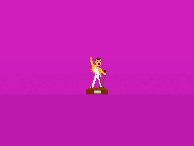 [Freddie Mercury] pixel pixelart queen