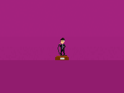 [Leonard Cohen] music pixel pixelart