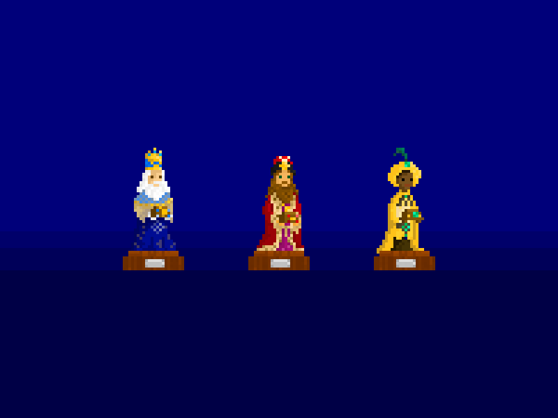 [Los Reyes Magos] magi pixel pixelart reyes magos