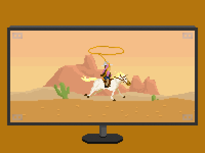 [Cowboy - Yeeeeeeah] animation cowboy pixel pixelart west