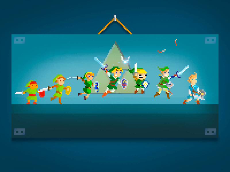 [The Legend - Zelda] link pixel pixelart videogames zelda