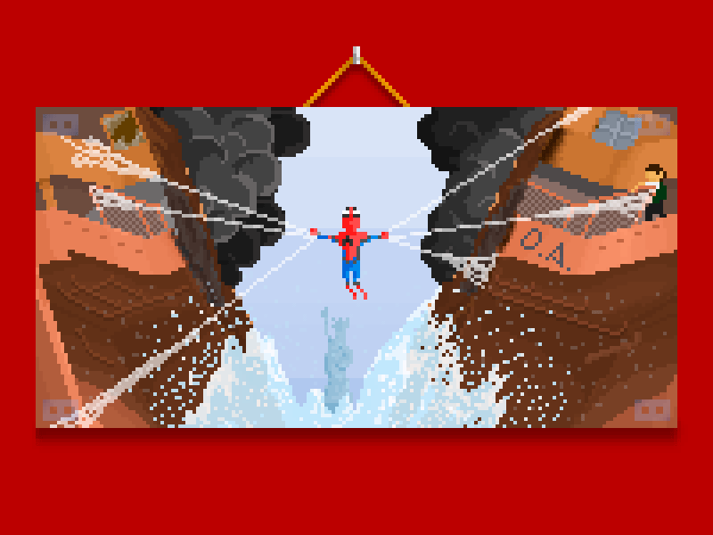 [Spiderman: Homecoming] comic movies pixel pixelar spiderman superhero