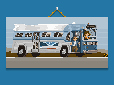 [Speed - 1994] 90s movie pixel pixelart speed