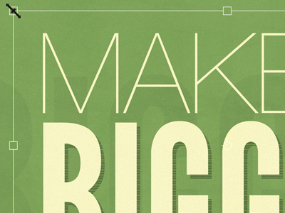 Make It Bigger bigger client designer logo make poster versus