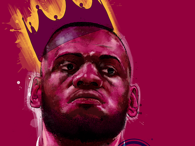 Lebron James commission autodesk commission kingjames lebronjames sketchbookpro