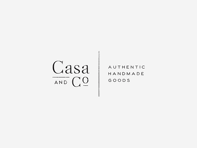 Casa And Co Logo By Third West Studio brand identity branding design logo logo concept