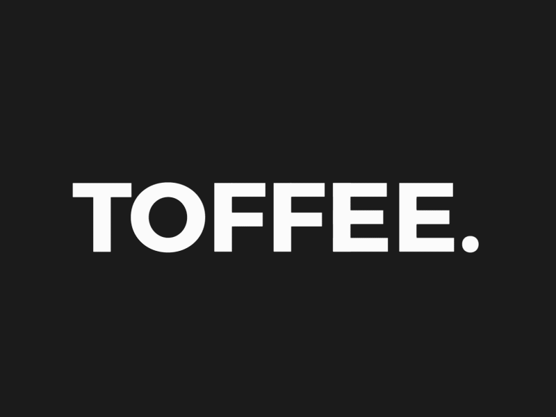 TOFFEE Logo Animation animation intro lines logo toffee