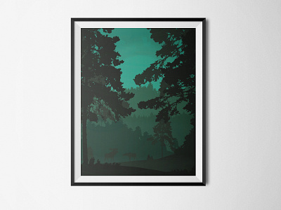 Forest forest illustration vector