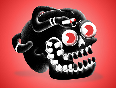 Skull design halloween illustration illustrator photoshop skull sunefors vector