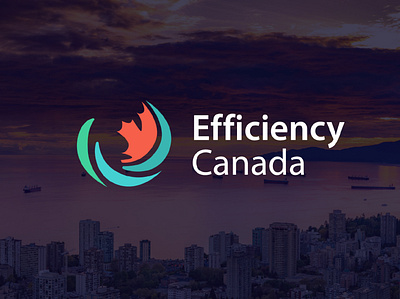 Efficiency Canada Logo Redesign branding canada canadian energy logo logo logo design renewables sustainability watermark