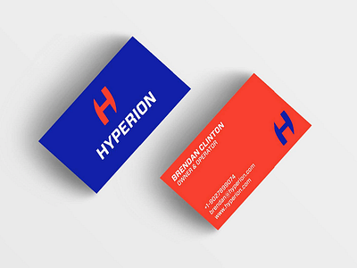 Hyperion Branding & Business Card Design branding business card drones logo uav