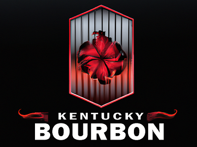 LABEL - Kentucky Bourbon graphic design