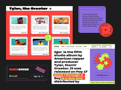 Music Streaming Platform product design web design