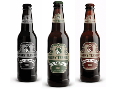 Angry Terrier Beer Packaging