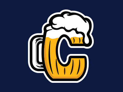 Beer Chuggers Logo beer beermug c logo sports logo