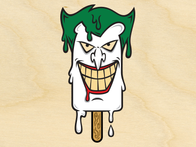 Joker Popsicle batman joker popsicle villain