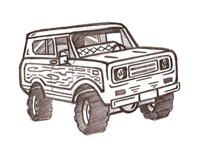 70's Offroad Doodle doodle drawing offroad