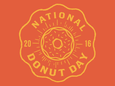 National Donut Day badge