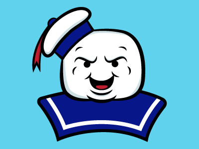 Stay Puft illustration by Ryan Davis on Dribbble