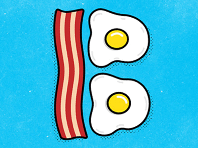 Breakfest B breakfest design illustration type