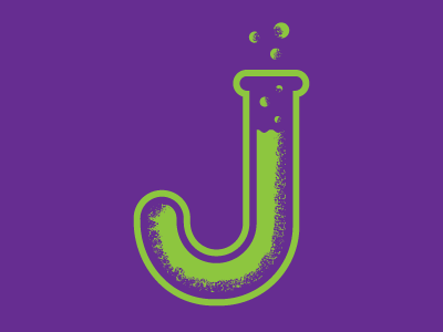 Letter J design letter type