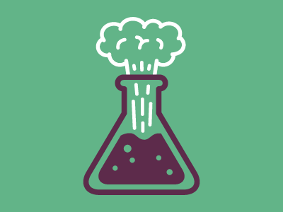 Science Explosion Icon design illustration science