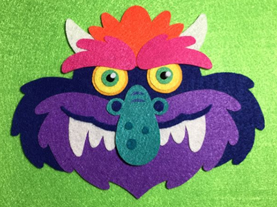 My Pet Monster Felt Piece