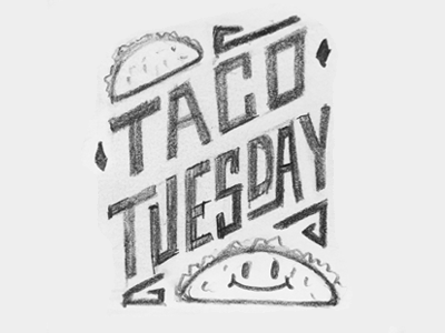 Taco Tuesday Doodle doodle sketch taco