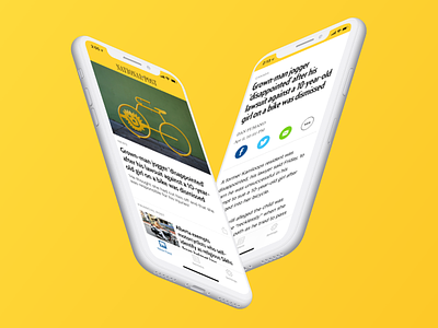 National Post App app design ios iphone mindsea mobile design newspaper user experience user interface ux