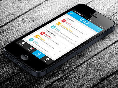 oDesk's iPhone App Design Idea app design iphone mobile app odesk ui ux