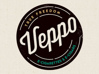 Veppo E Cigatette Logo/Brand Design brand identity logo design retro vector veppo
