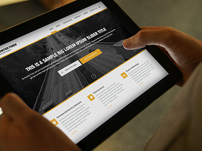 Website Design for a commercial trucking company