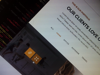 CSS menu #Strikethrough style experiment css menu portfolio web design