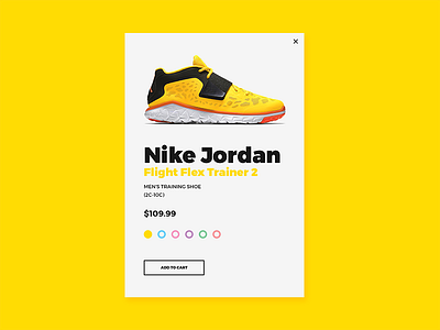 Add to cart modal and widget design add to cart e commerce flight flex modal nike shoe widget