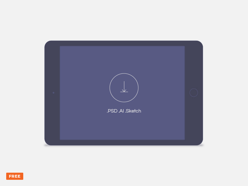 Download Free minimal dark landscape tablet mockup by Mamun Srizon ...