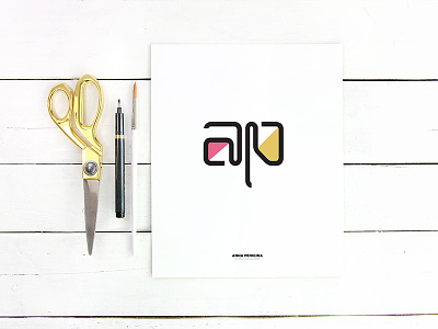 Monogram For Anna branding logo monogram