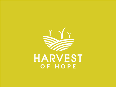 Harvest of Hope 1 brand circle horizon identity logo shape simple