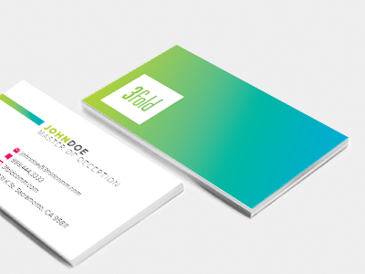 Business Card brand business card design gradient icon layout design simple style