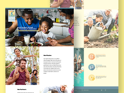 Public Health Advocacy Site design layout site web website design