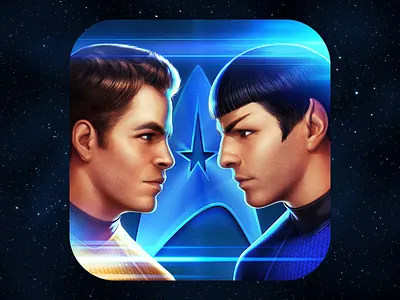 Star Trek Rivals board chris elephantmouse game icon ios james kirk pine quinto spock star trek zachary