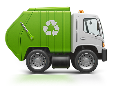 Trash Cleanup air brush car cleaner cleaning cleanmymac flasher freshener garbagetruck green icon illustration illustrator interface purity recycling removal remove rubber trash truck tyre vector wheel