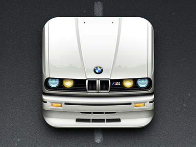 Bmw Icon apple bmw car glare icon iphone metal photoshop reflection shapes sport vector