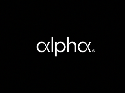 Alpha Logo alpha alphabet logo app best brand branding design designer black identity inspiration logo logotype minimal minimalistic perfect simple startup tech wordmark wordmarks