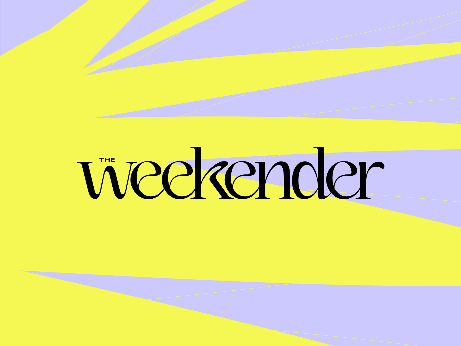 The Weekender Logo by Kasparas Sipavičius on Dribbble